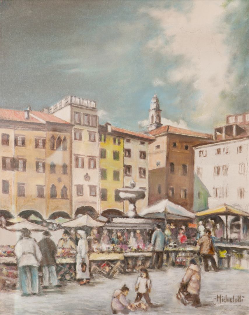Piazza San Giacomo tra le bancarelle